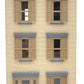 MTH 30-9079 O 3-Story Tan Town House with Dark Tan Trim EX