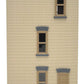 MTH 30-9079 O 3-Story Tan Town House with Dark Tan Trim EX