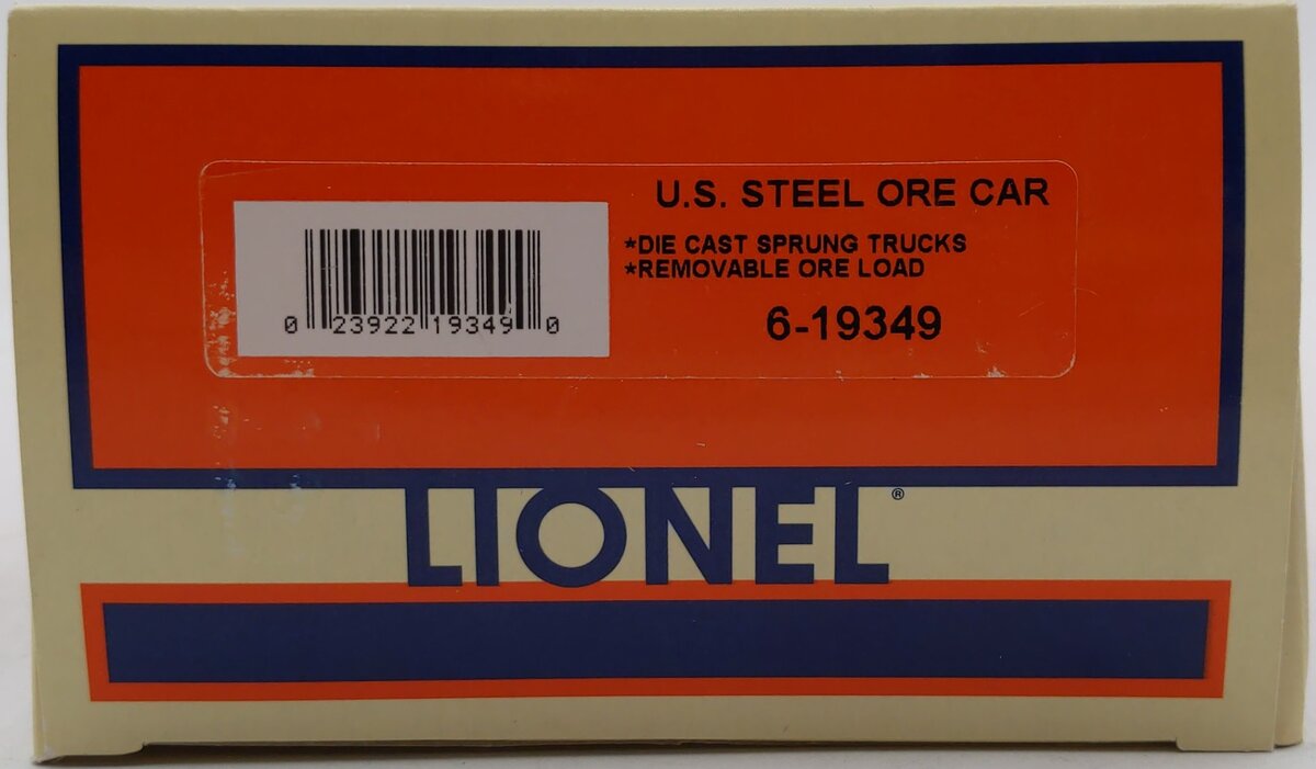 Lionel 6-19349 O U.S. Steel Ore Car LN/Box