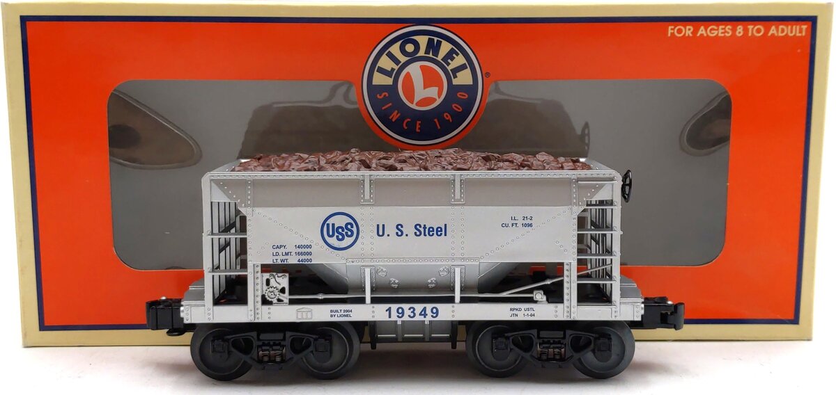 Lionel 6-19349 O U.S. Steel Ore Car LN/Box