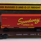 MTH 30-7678 O Speedway Flatcar w/ 40' Trailer #301308 LN/Box