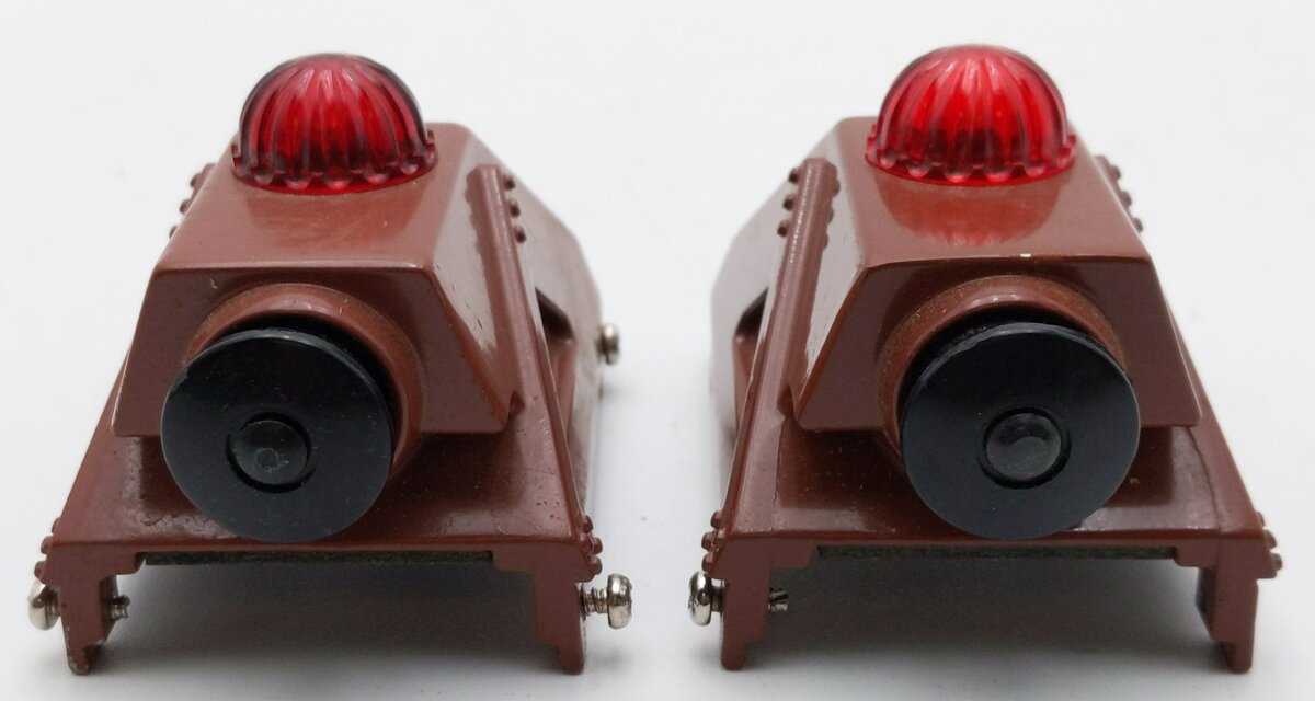 Lionel 6-2283 O/O27 Gauge Diecast Illuminated Bumpers (Set of 2) VG