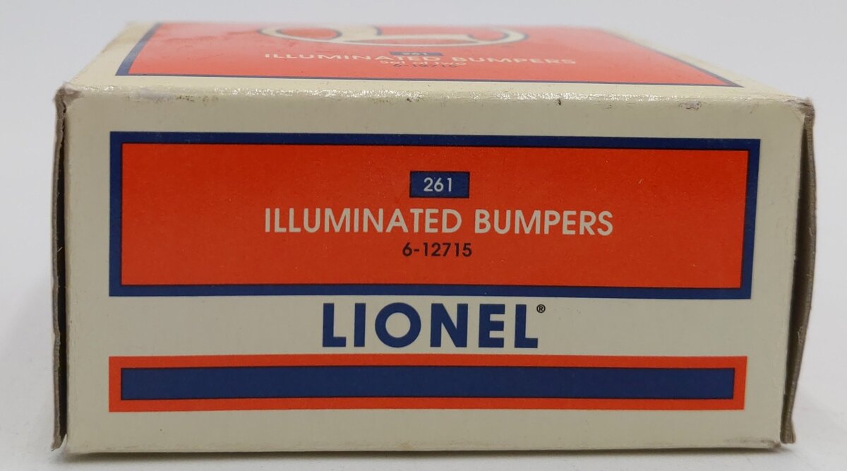 Lionel 6-12715 O and O27 Gauge Illuminated Plastic Bumpers (Set of 2) LN/Box