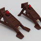 Lionel 6-12715 O and O27 Gauge Illuminated Plastic Bumpers (Set of 2) LN/Box