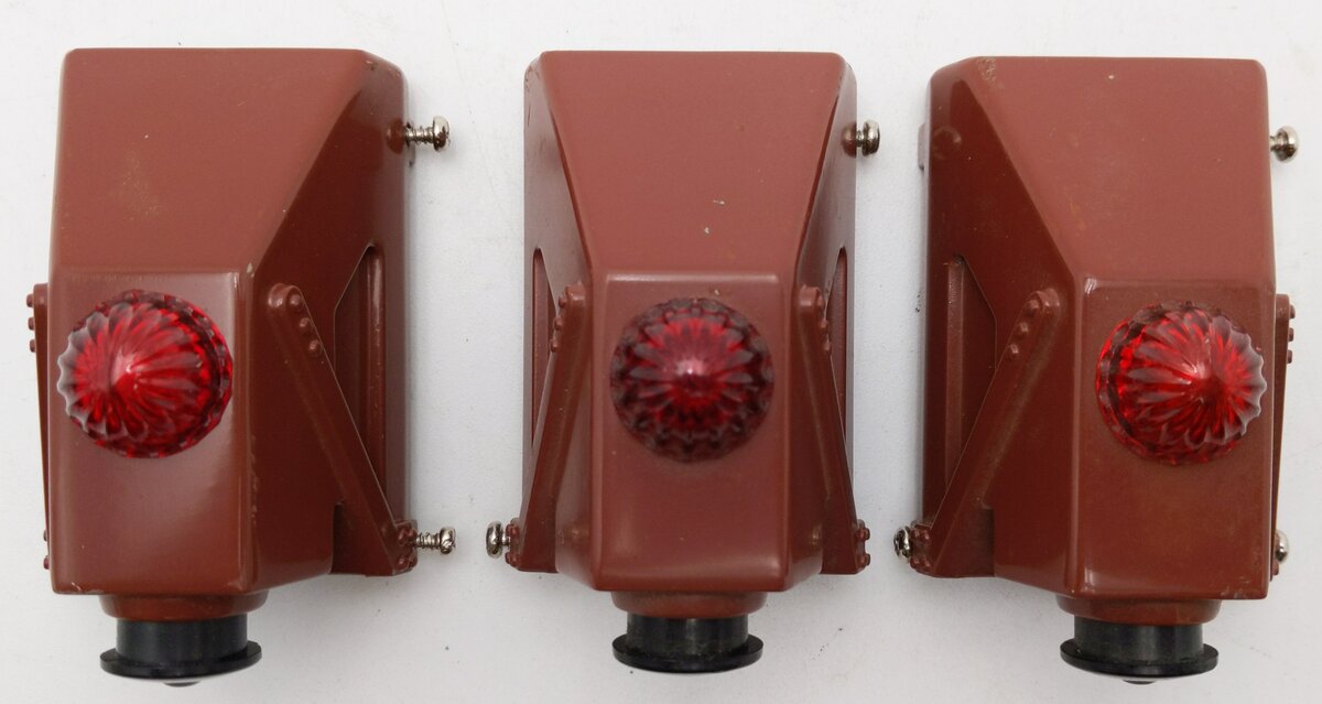 Lionel 6-2283 O/O27 Gauge Diecast Illuminated Bumpers [3] VG