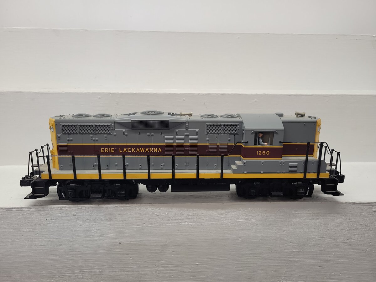 MTH 20-2173-1 O Gauge Erie-Lackawanna EMD GP-9 Diesel Engine #1260 with PS1 EX/Box
