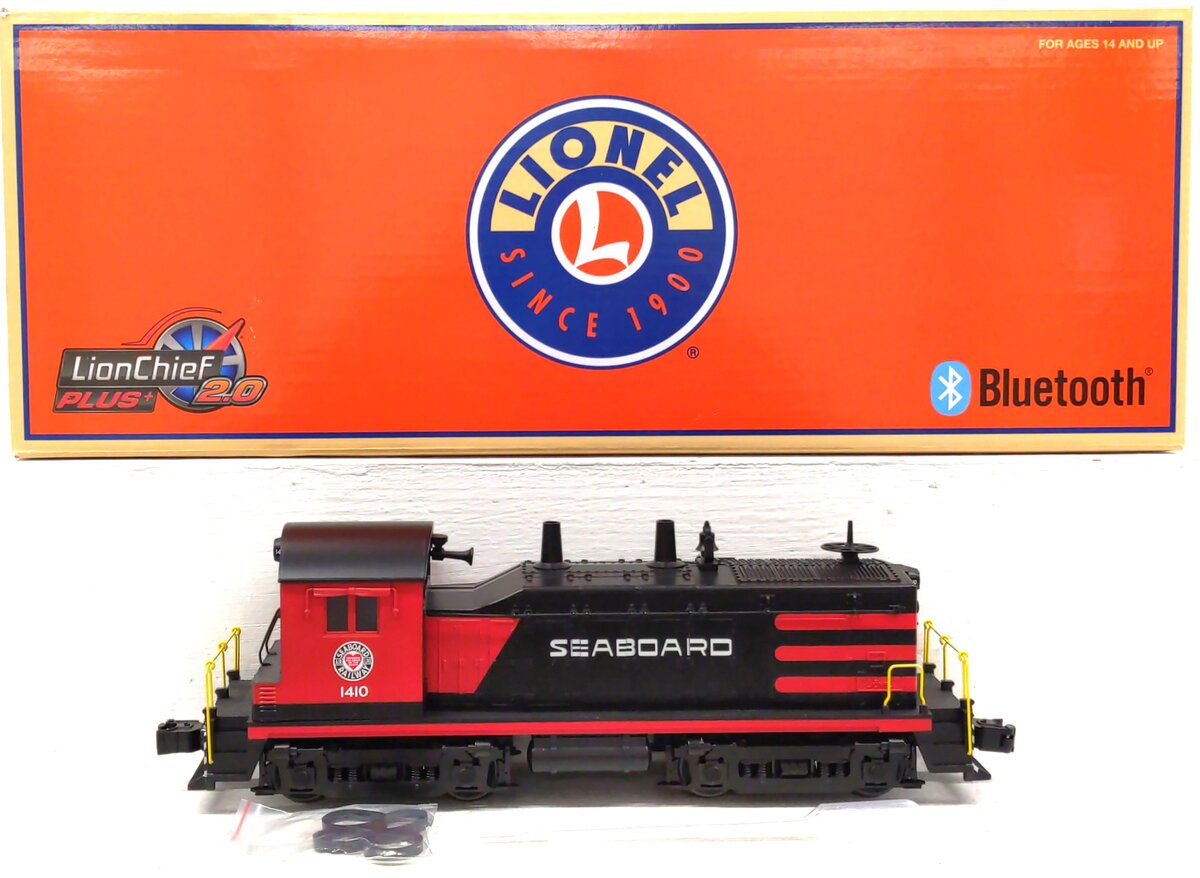 Lionel 2334040 O Seaboard LionChief Plus 2.0 NW-2 Diesel Locomotive #1410 LN/Box