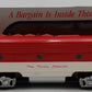 Williams 2245 O Gauge Texas Special B Unit Dummy #2001 LN/Box