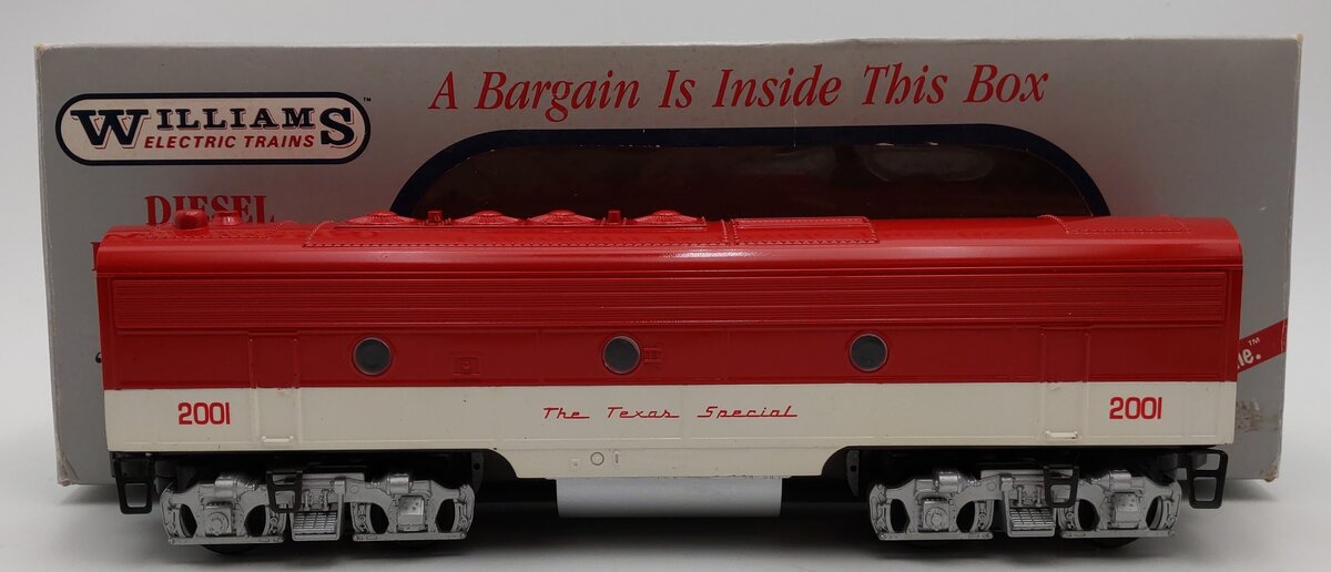 Williams 2245 O Gauge Texas Special B Unit Dummy #2001 LN/Box