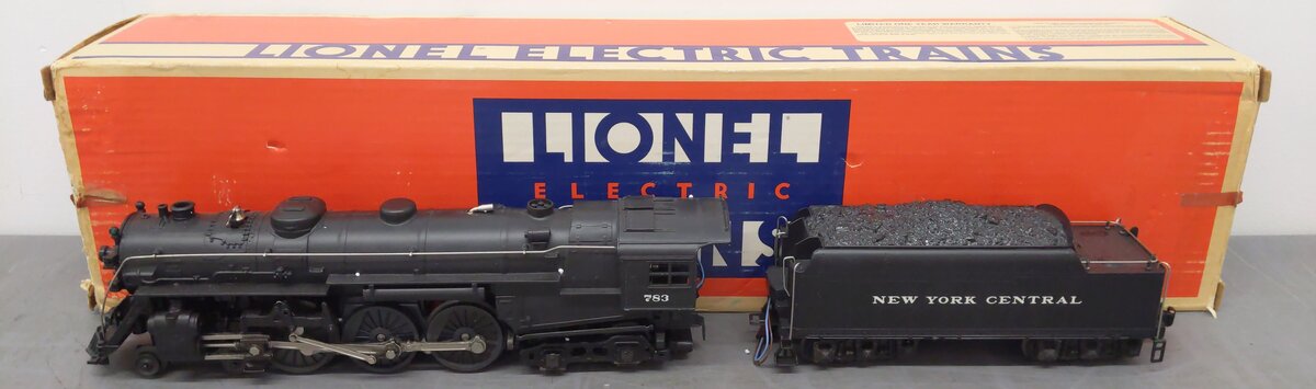 Lionel 6-8406 O New York Central Diecast Hudson 4-6-4 Steam Loco & Tender #783 EX/Box
