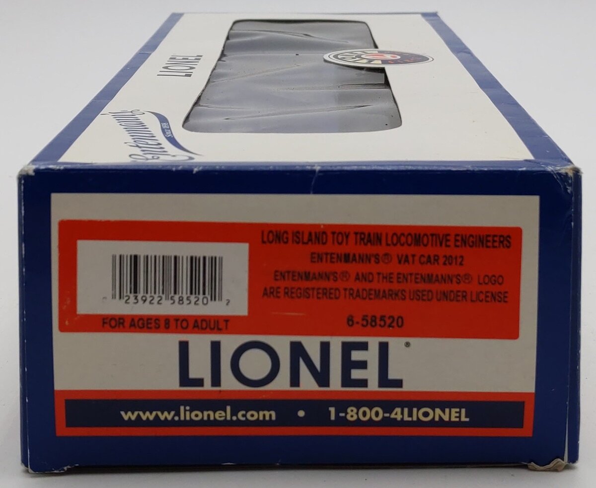 Lionel 6-58520 O Gauge Entenmann's Long Island Vat Car #0212 LN/Box