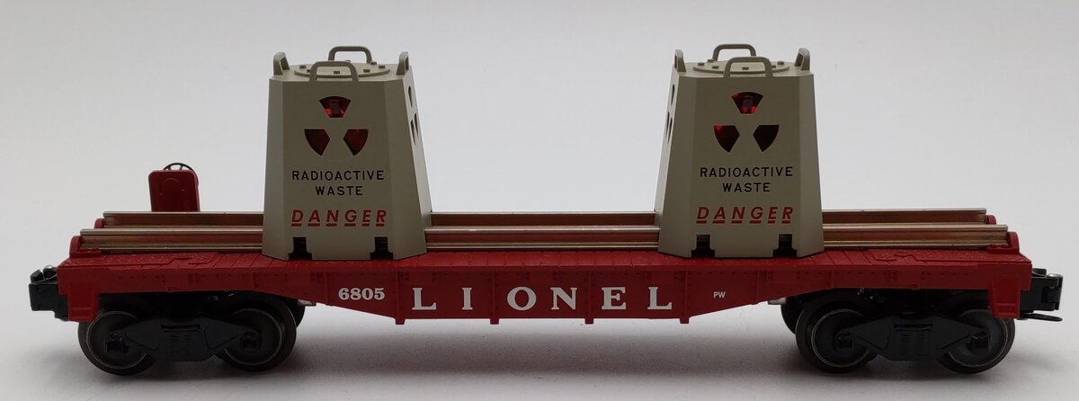 Lionel 6-29829 O Gauge Radioactive Waste Car #6805 EX/Box