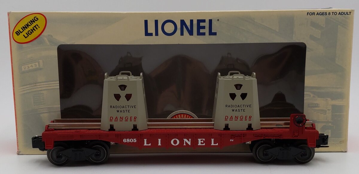 Lionel 6-29829 O Gauge Radioactive Waste Car #6805 EX/Box