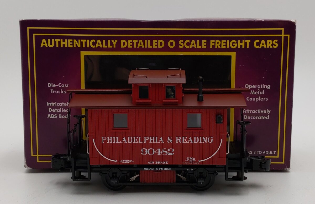 MTH 20-91184 O Scale Philadelphia & Reading Bobber Caboose #90482 LN/Box