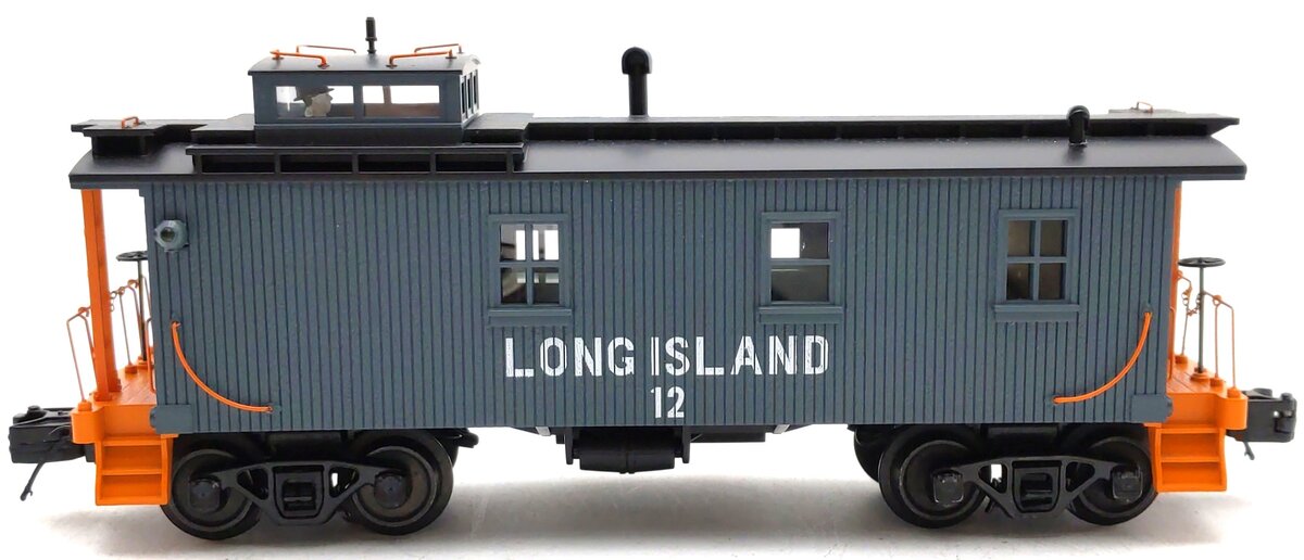MTH 20-91802 O Gauge Long Island 35' Woodsided Caboose #12 LN/Box