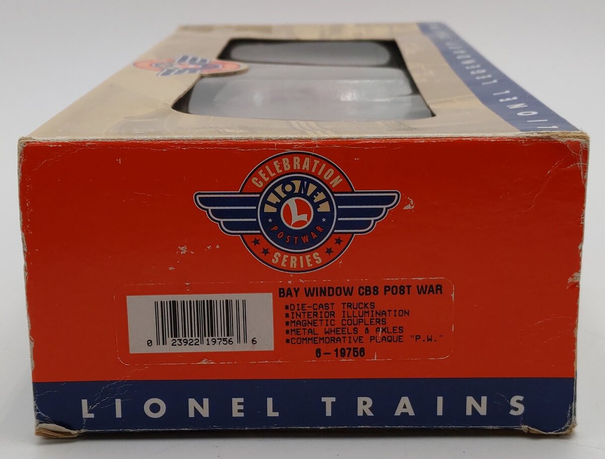 Lionel 6-19756 O Gauge PWC Lionel Lines Bay Window Caboose LN/Box