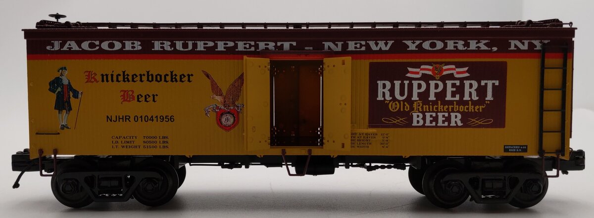 MTH 20-94450 O Knickerbocker Beer 36' Woodsided Reefer Car LN/Box