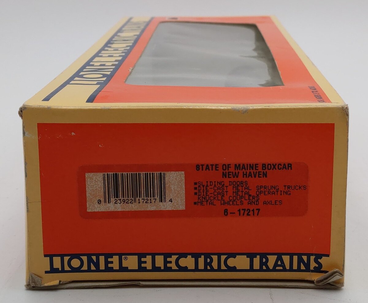 Lionel 6-17217 O Gauge State of Maine New Haven Boxcar #45003 EX/Box