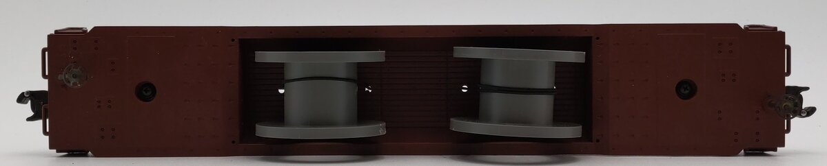Lionel 6-16983 O Gauge Pennsylvania F-9 Well Car w/Cable Reels #16983 VG/Box