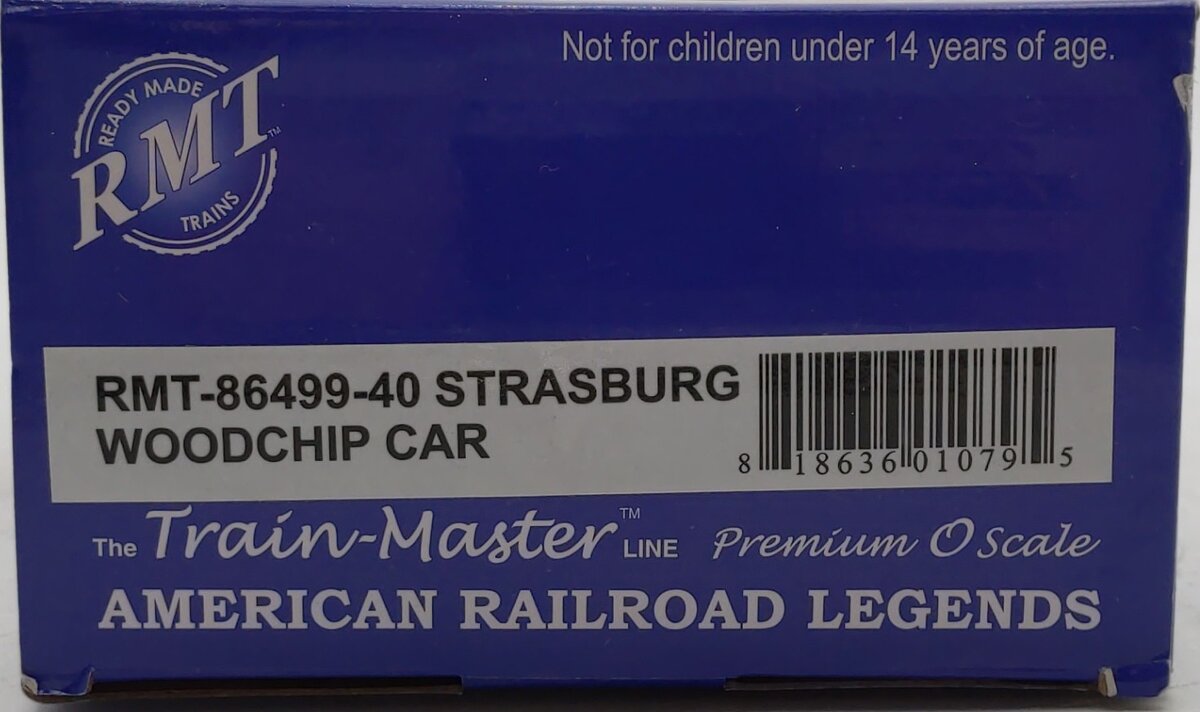 RMT 86499-40 O Gauge Strasburg Railroad 40' Tobacco Car #871 MT/Box