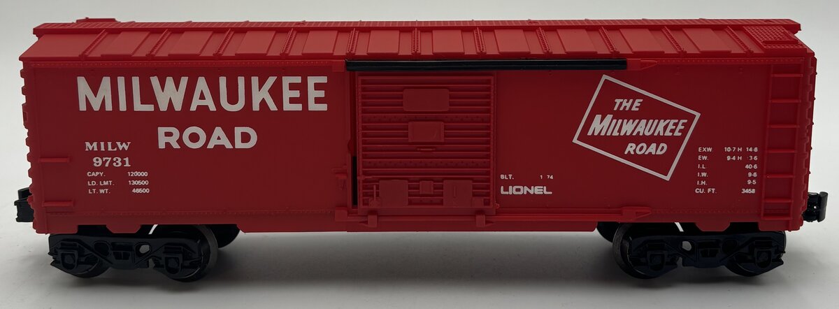 Lionel 6-9731 O Gauge Milwaukee Road Boxcar EX/Box