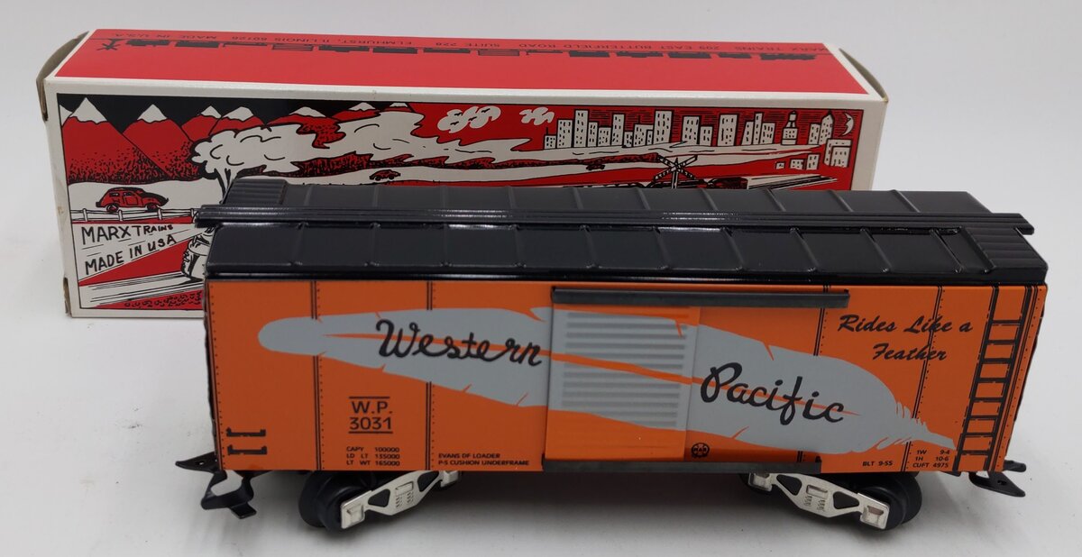 Marx 7342 Western Pacific Boxcar LN/Box