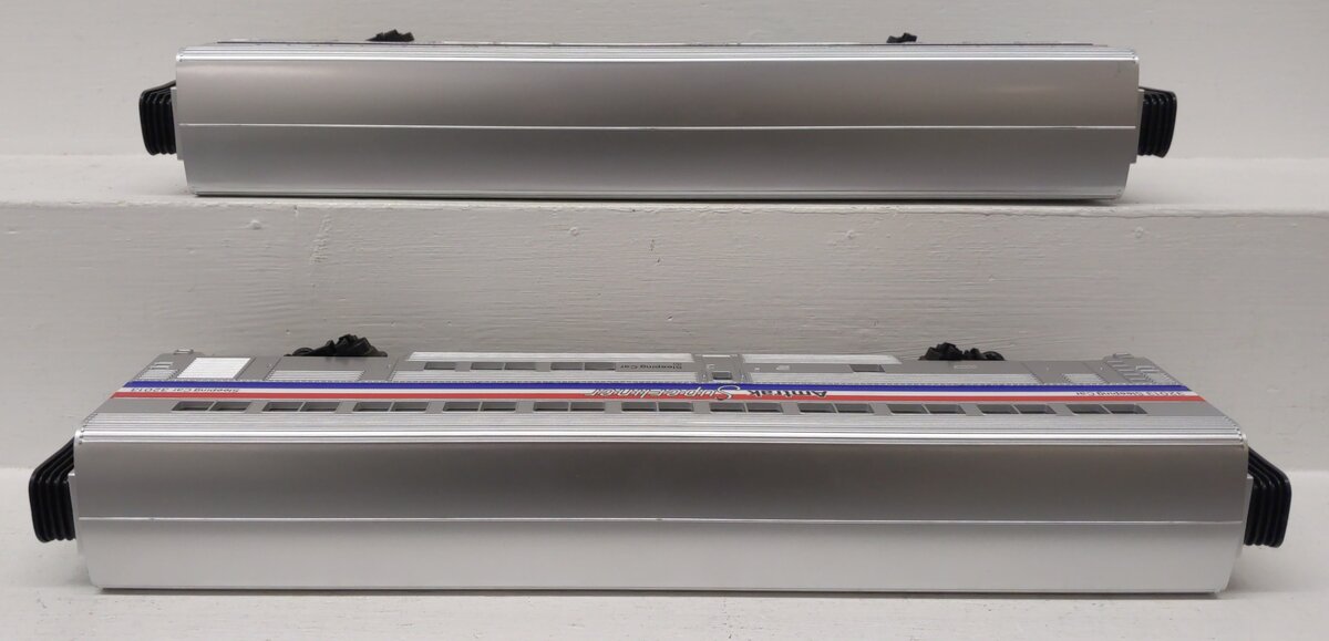 MTH 30-6501 O Gauge Amtrak SuperLiner Sleeper/Diner 2-Car Set EX/Box