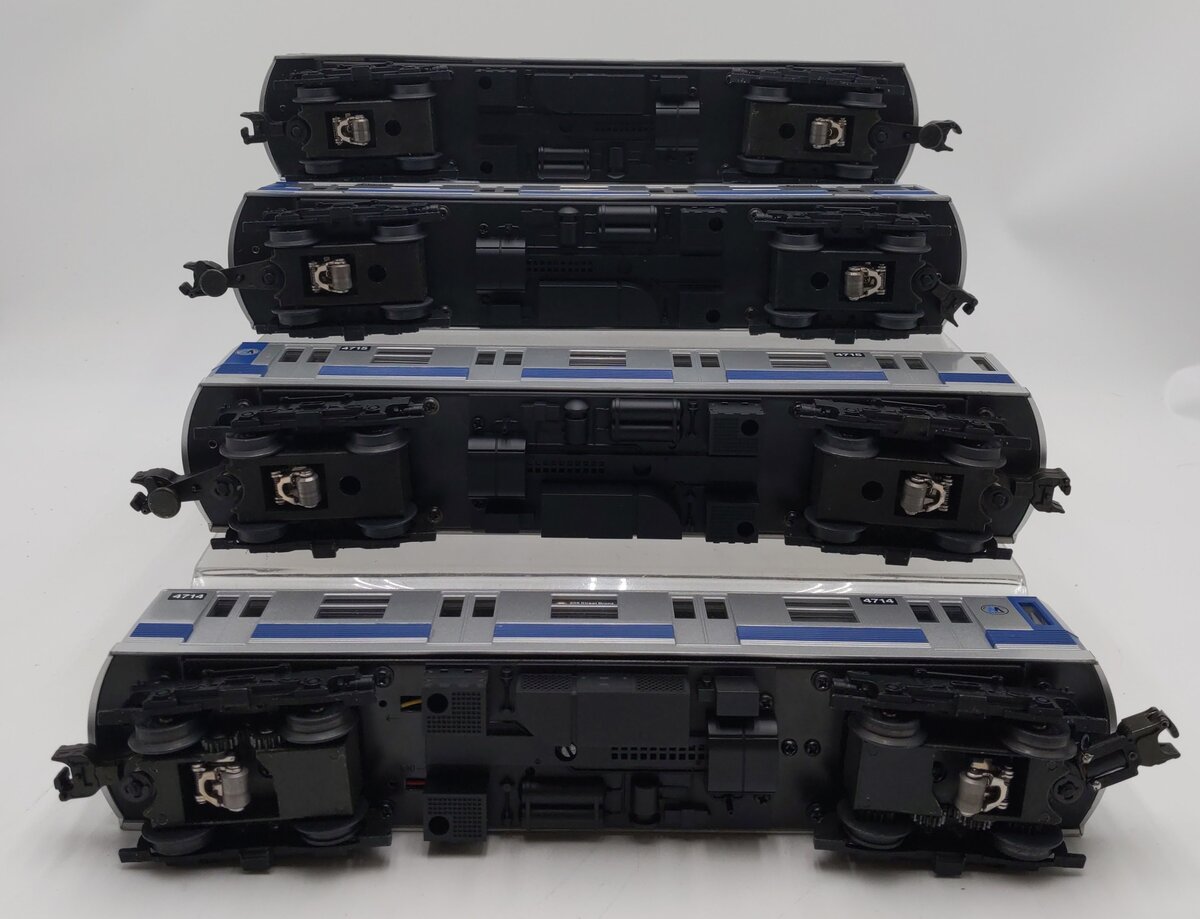 MTH 30-2122-1 O Gauge MTA New York City R-42 Subway Car Set w/PS1 EX/Box