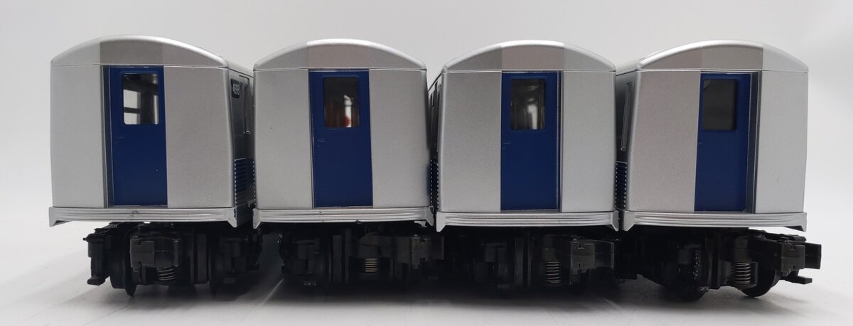 MTH 30-2122-1 O Gauge MTA New York City R-42 Subway Car Set w/PS1 EX/Box
