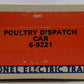 Lionel 6-9221 O Gauge Poultry Dispatch Operating Car #9221 LN/Box