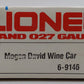 Lionel 6-9146 O Gauge Mogen David Wine Car LN/Box