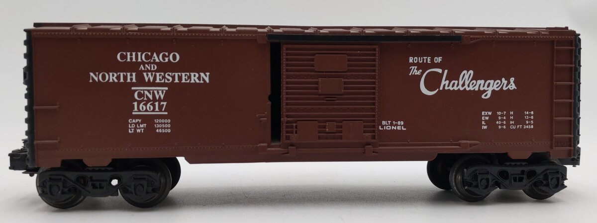 Lionel 6-16617 O Gauge Chicago & Northwestern Boxcar with ETD EX/Box