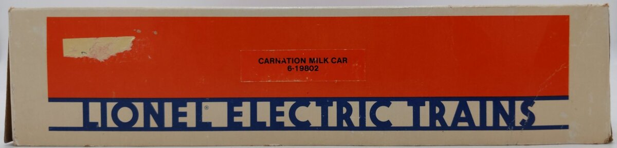 Lionel 6-19802 O Gauge Carnation Operating Milk Car EX/Box