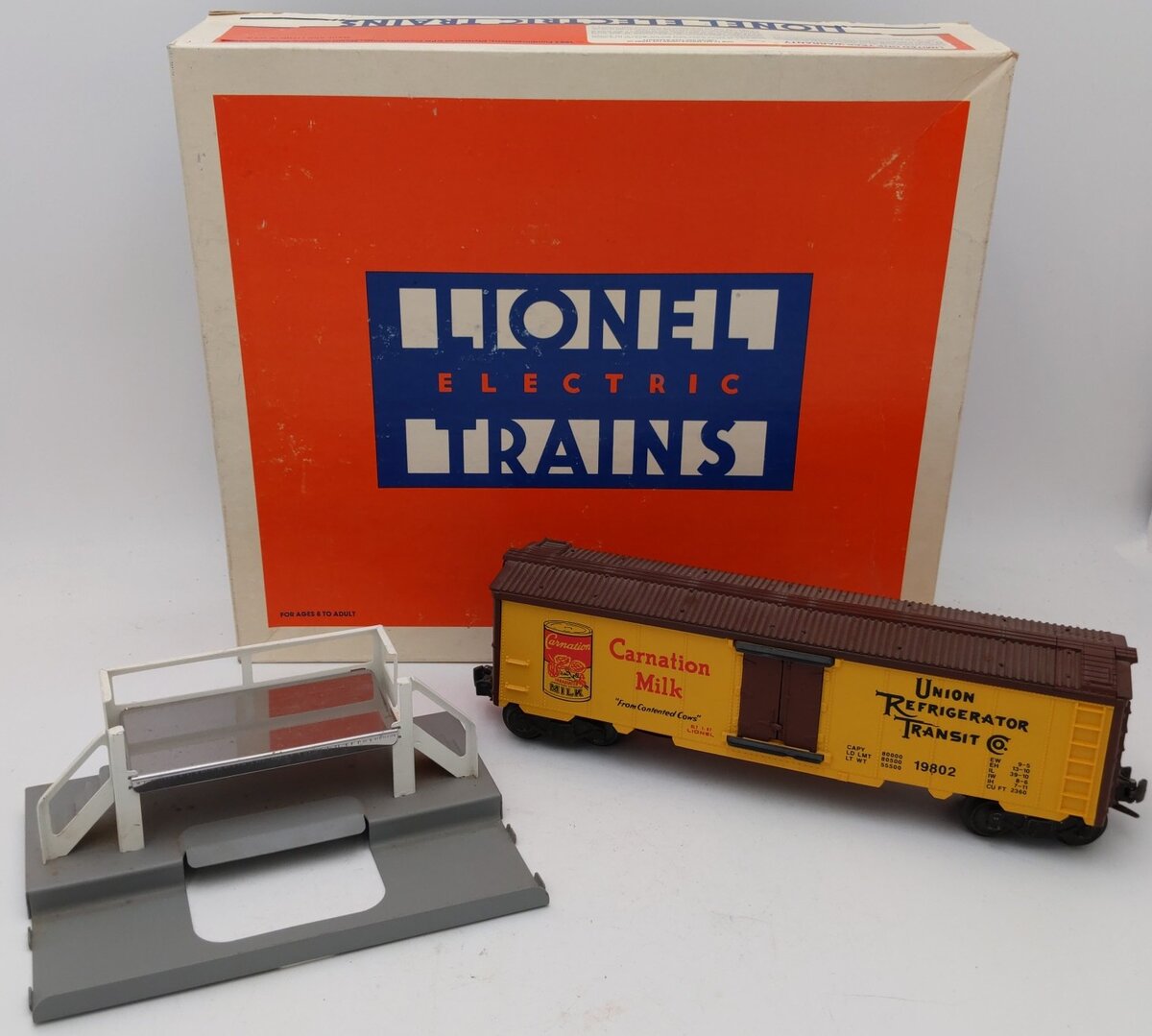 Lionel 6-19802 O Gauge Carnation Operating Milk Car EX/Box
