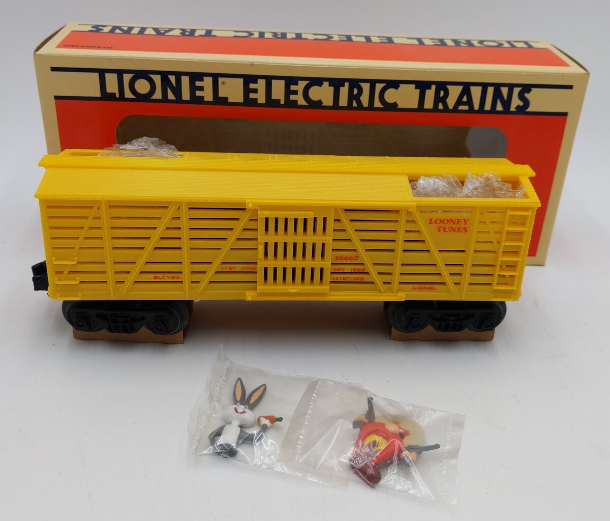 Lionel 6-16662 O Gauge Bugs Bunny & Yosemite Sam Outlaw Car NIB