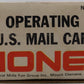 Lionel 6-9301 O Gauge US Mail Operating Boxcar #9301 EX/Box