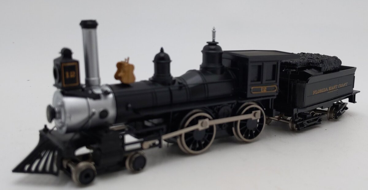 Bachmann 51129 HO Florida East Coast 4-4-0 American Steam Loco & Tender #12 LN/Box