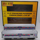 MTH 30-6004 O Amtrak Streamlined Combine/Diner Set Passenger Set (Set of 2) LN/Box