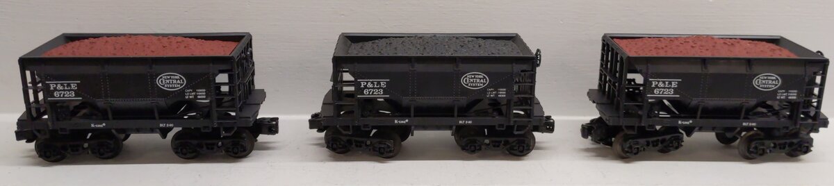 K-Line K-6723 O Gauge New York Central (NYC) Ore Cars [3] EX/Box