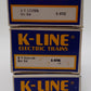 K-Line K-6723 O Gauge New York Central (NYC) Ore Cars [3] EX/Box