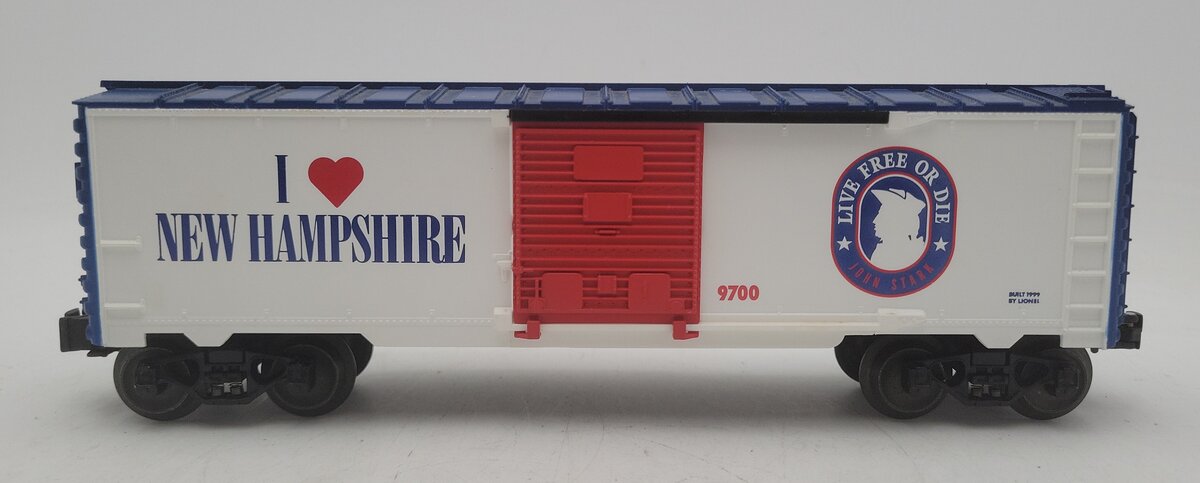 Lionel 6-19970 O Gauge I Love New Hampshire Boxcar #9700 EX