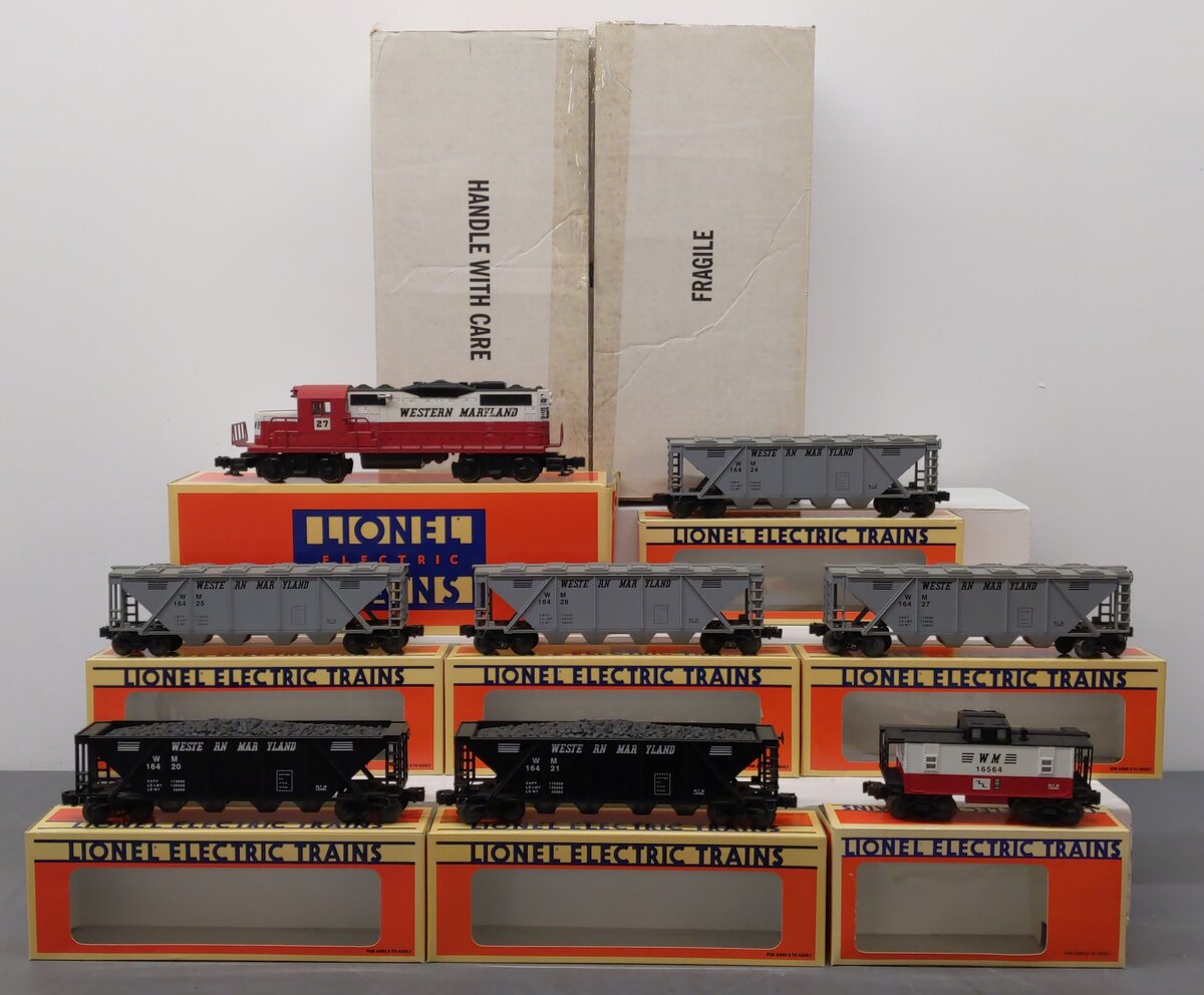 Lionel 6-11749 O Gauge Western Maryland Service Station Diesel Train Set EX/Box