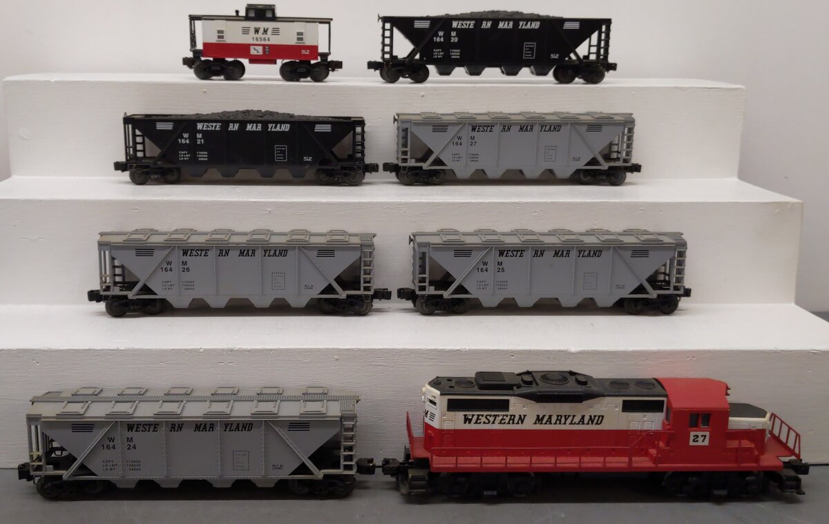 Lionel 6-11749 O Gauge Western Maryland Service Station Diesel Train Set EX/Box