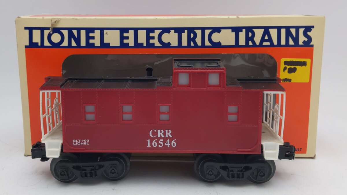 Lionel 6-16546 O Gauge Clinchfield Square-Window Illuminated Caboose EX/Box