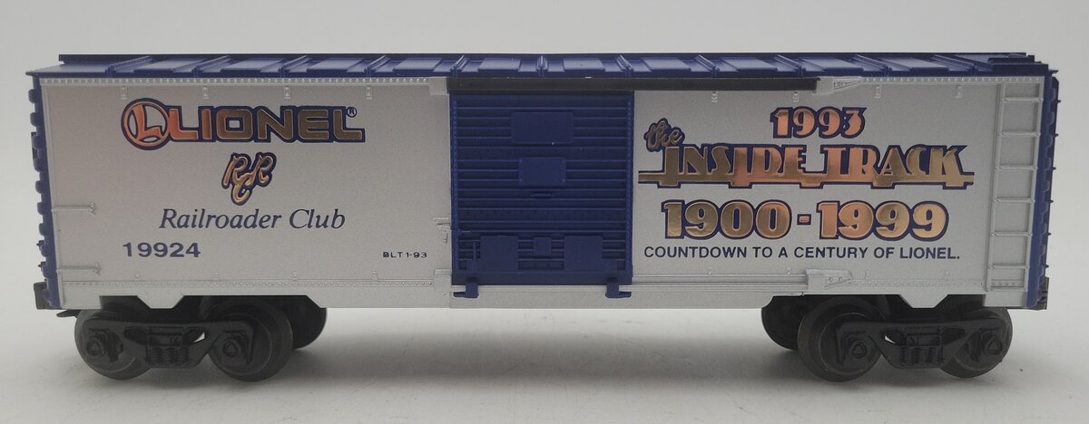 Lionel 6-19924 O Gauge 1993 Lionel Railroader Club 1900-1999 Boxcar #19924 LN/Box
