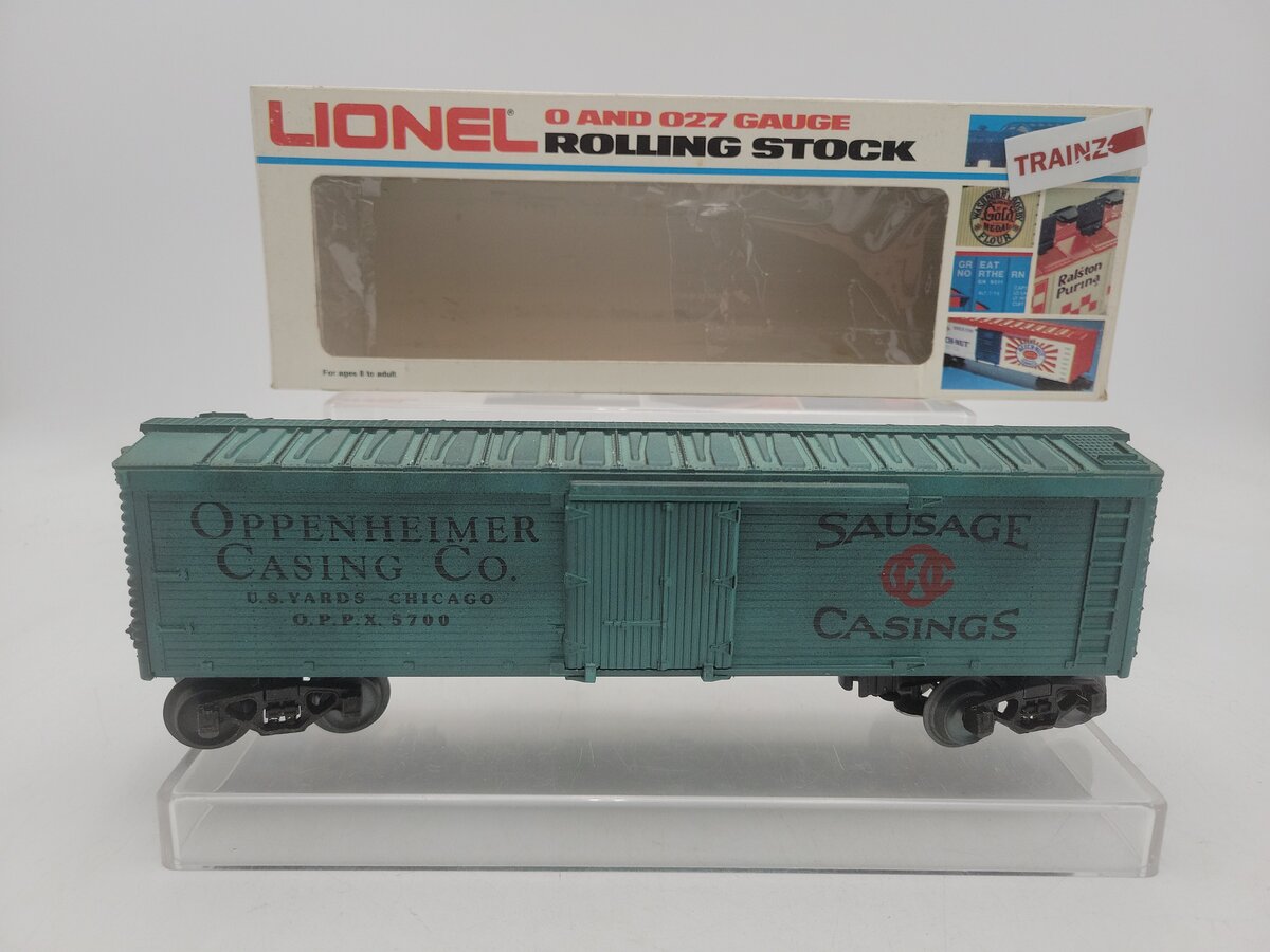 Lionel 6-5700 O / O27 Gauge Oppenheimer Casing Co. Woodside Reefer VG/Box