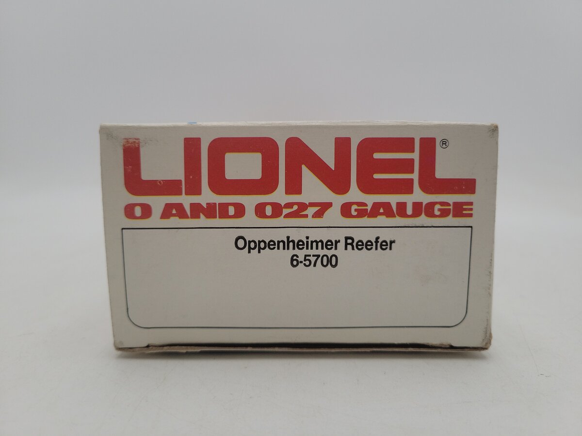 Lionel 6-5700 O / O27 Gauge Oppenheimer Casing Co. Woodside Reefer VG/Box