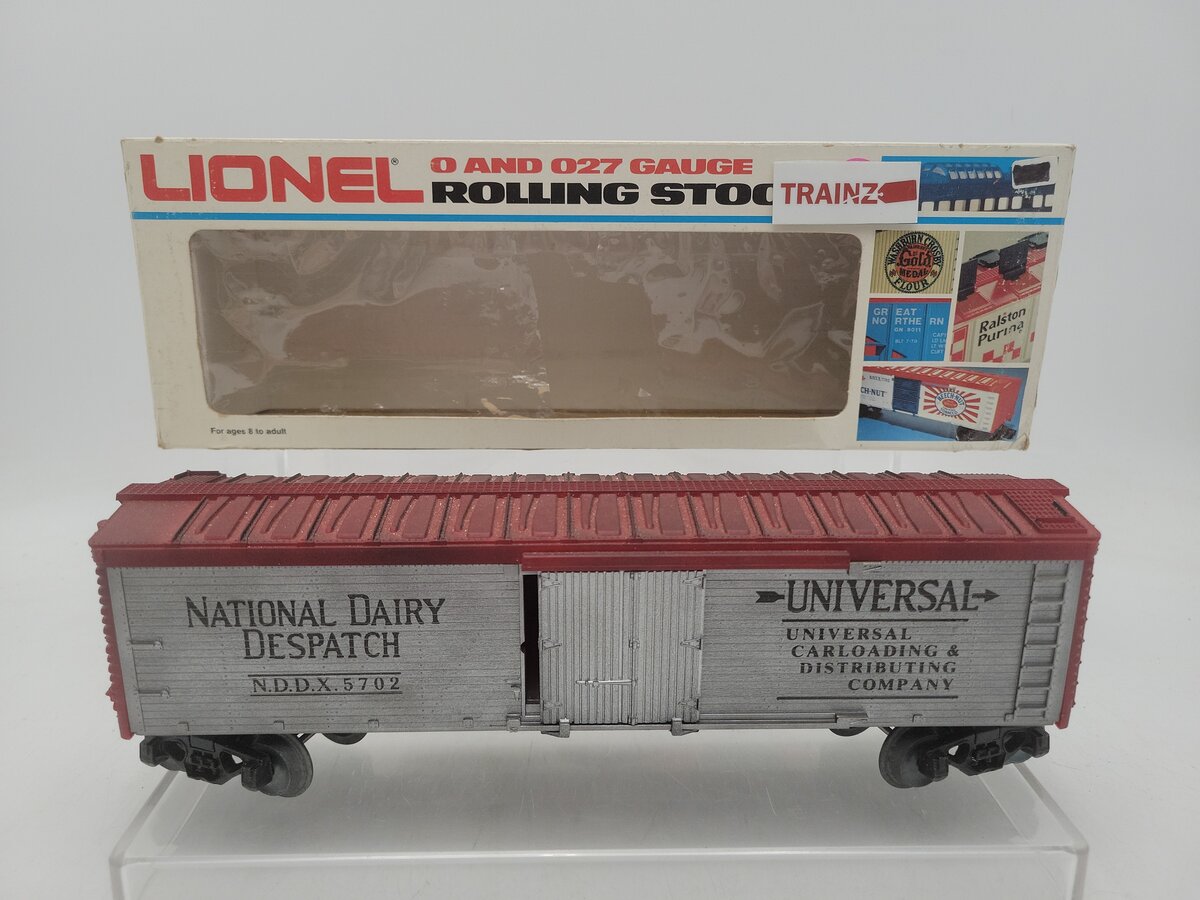Lionel 6-5702 O / O27 Gauge National Dairy Despatch Reefer Car VG/Box
