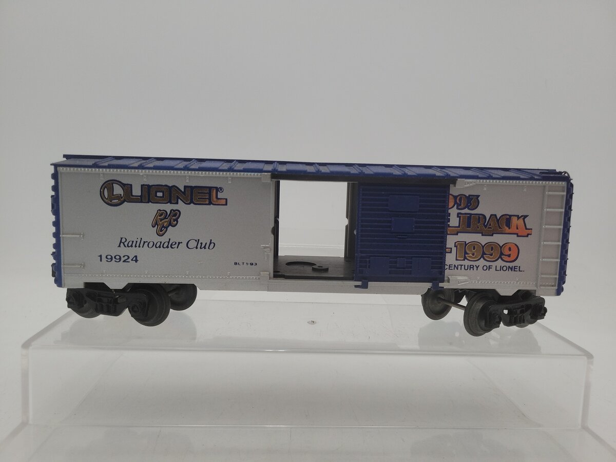 Lionel 6-19924 O Gauge 1993 Lionel Railroader Club 1900-1999 Boxcar #19924 EX/Box