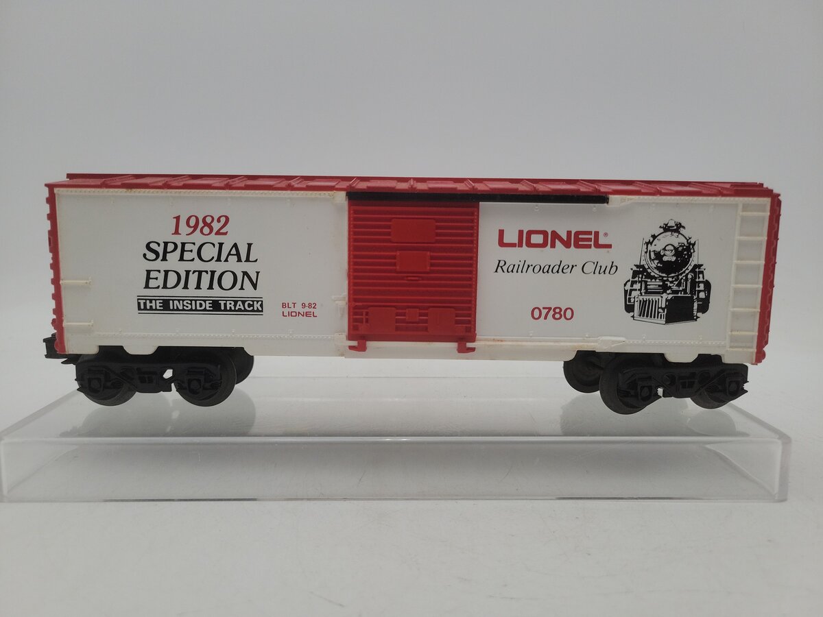 Lionel 6-0780 O /O27 Gauge LRRC 1982 Special Edition Railroader Club Boxcar EX/Box